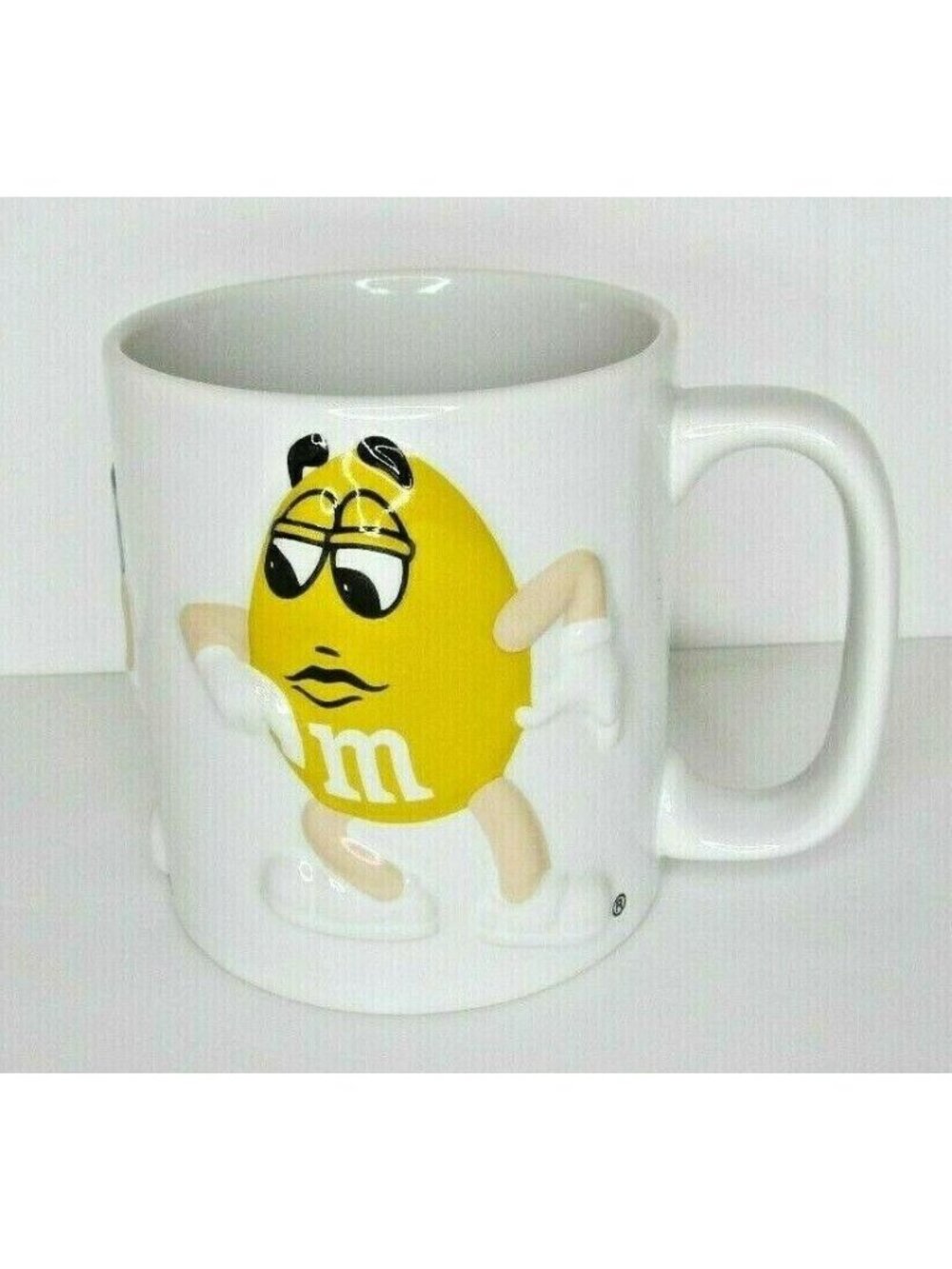 M&M's Coffee Mug Cup 3D Characters Red Blue Yellow Collectible Mars Inc.
